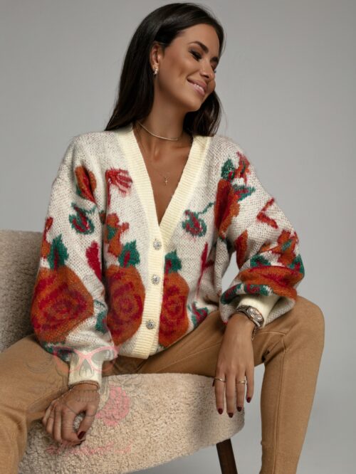 Sweter delikatny Creamy beżowy