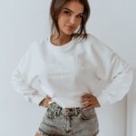 Bluza bawełniana Die For O'la Voga ecru