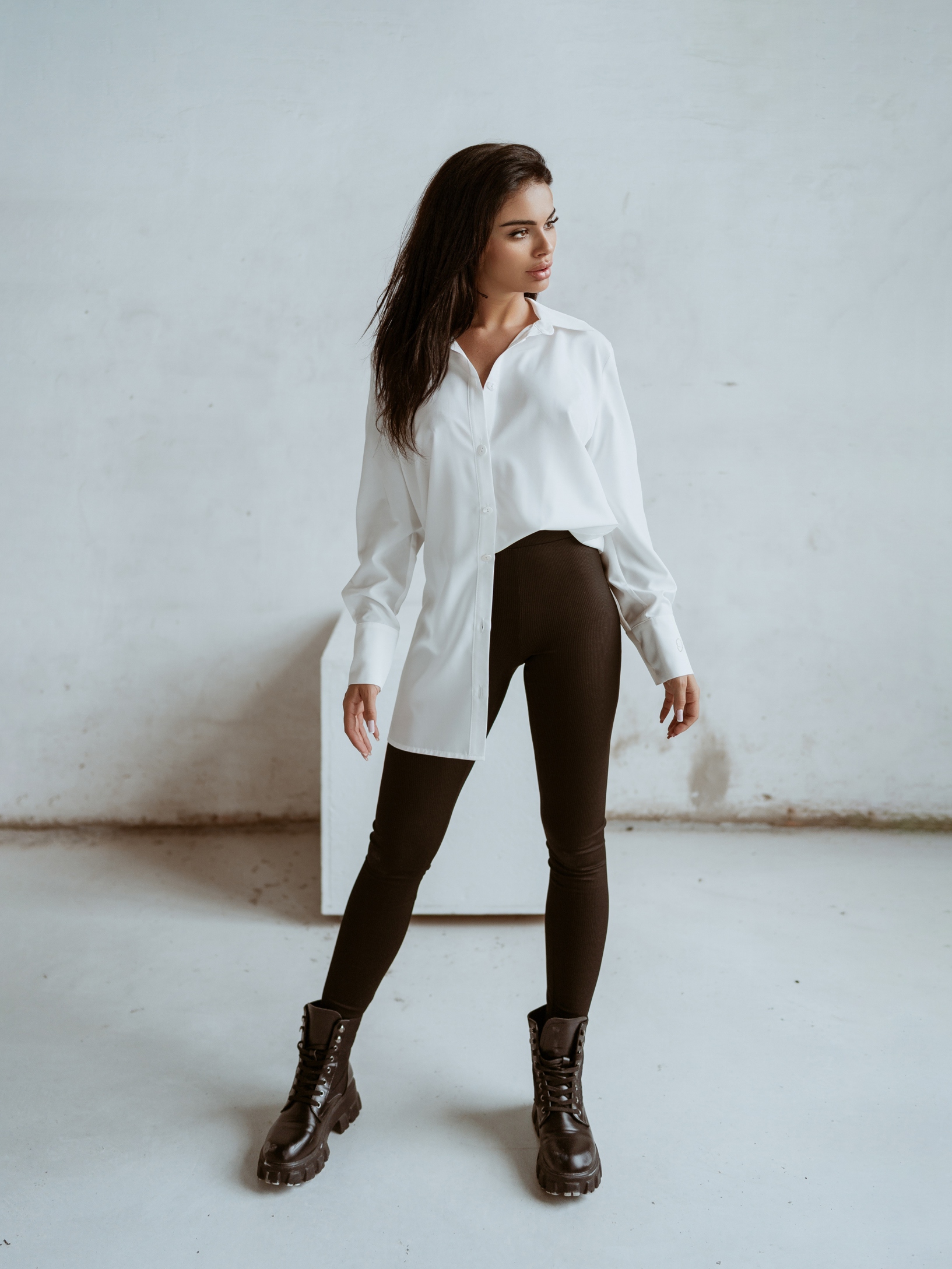 Koszula sukienka Long Shirt Ola Voga ecru