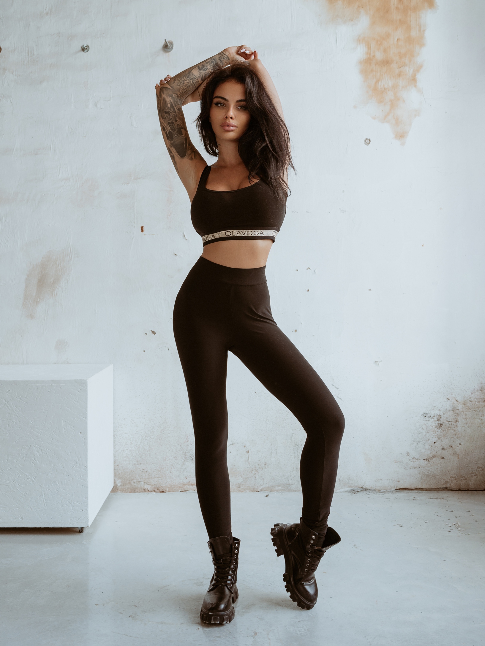 Komplet sportowy One Bling Stripe Ola Voga czarny