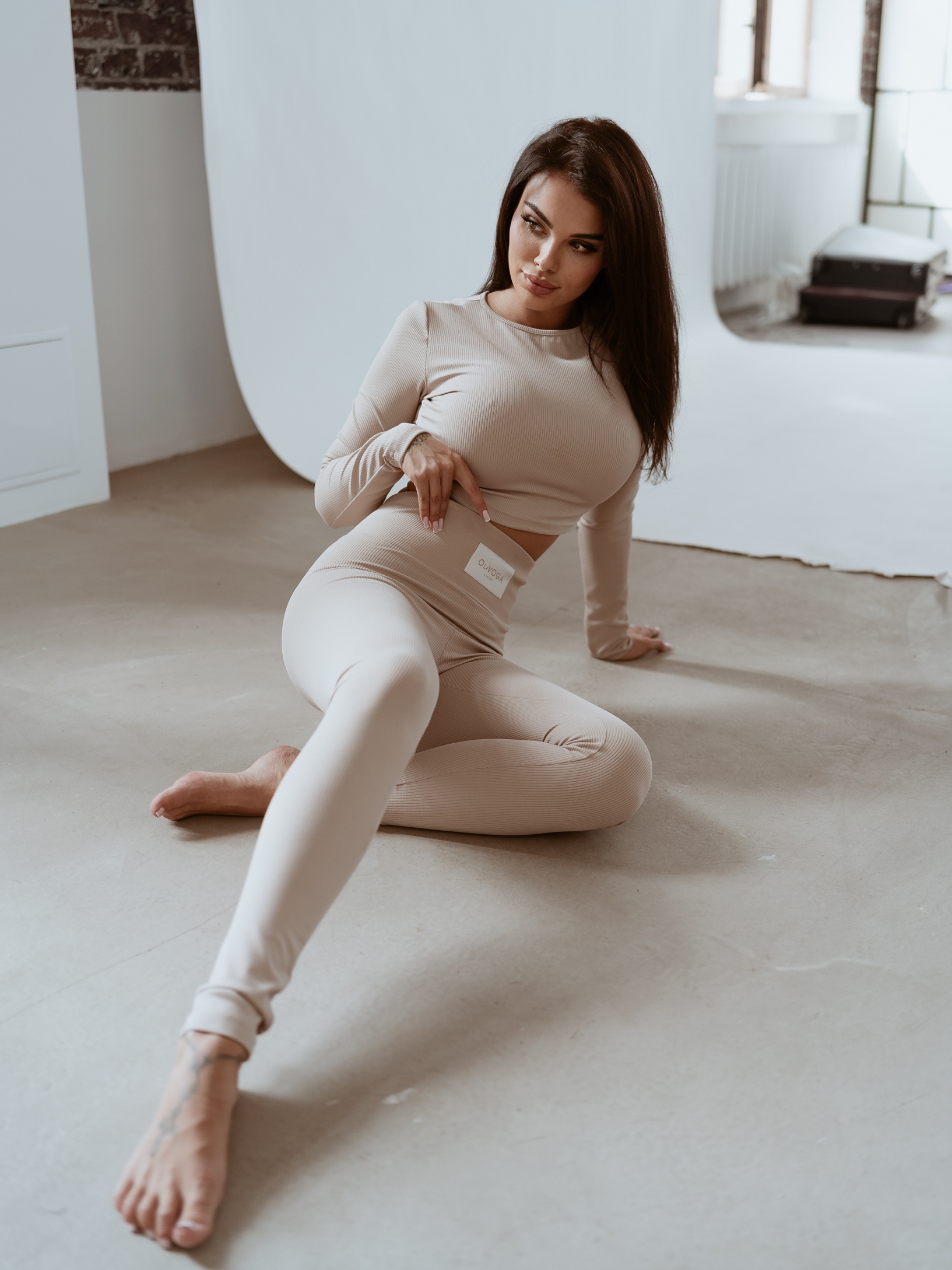 Komplet prążkowany Comfort Luxury Ola Voga j.beżowy Komplet prążkowany Comfort Luxury Ola Voga j.beżowy