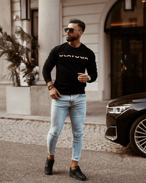 Bluza męska Golden Man Ola Voga czarna