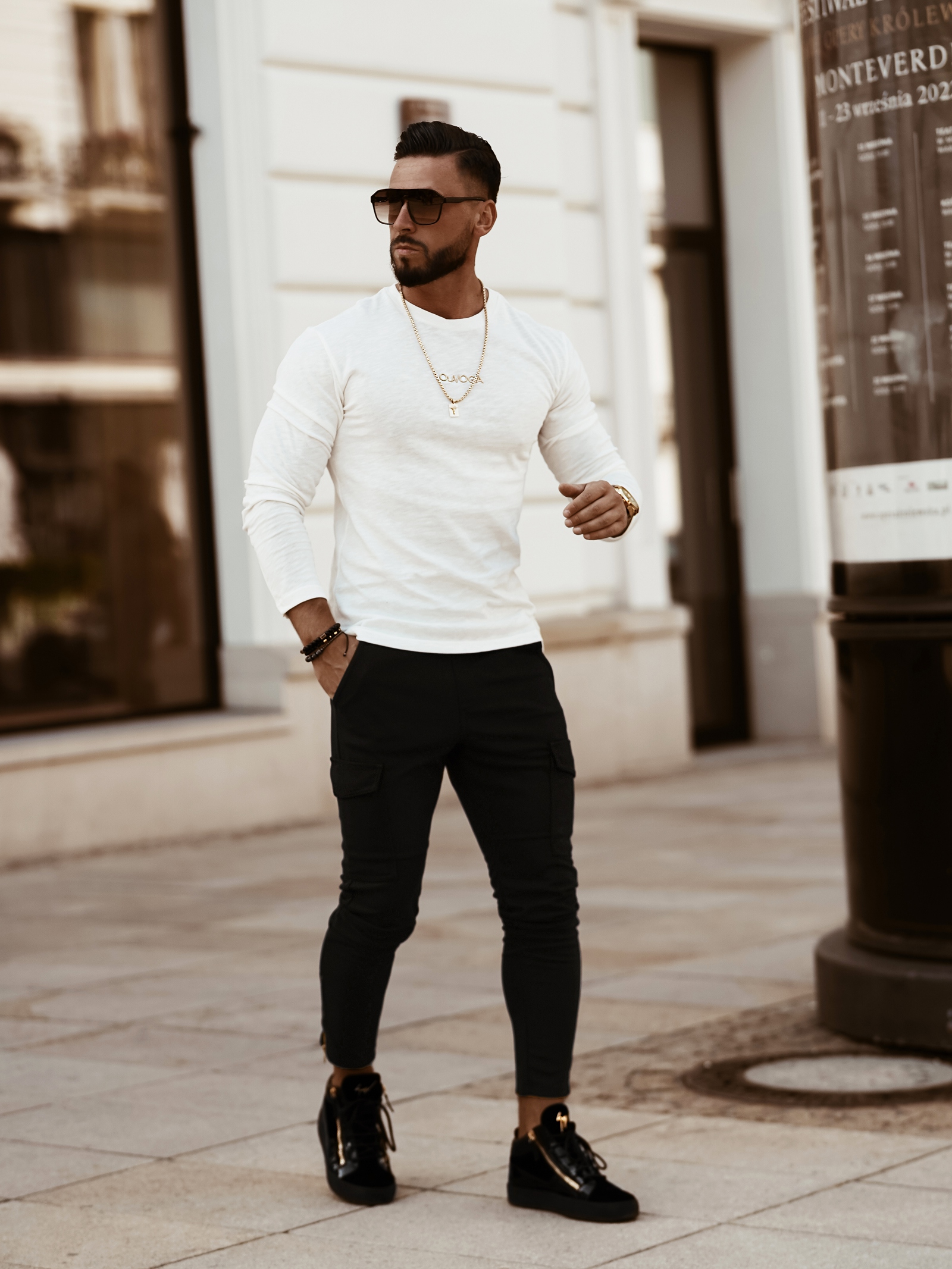 Bluzka basicowa męska The Best Ola Voga ecru