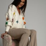 Sweter stylowy Madlen śmietanowy