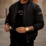 Kurtka bomberka męska Ola Voga OLV Jacket Man czarna