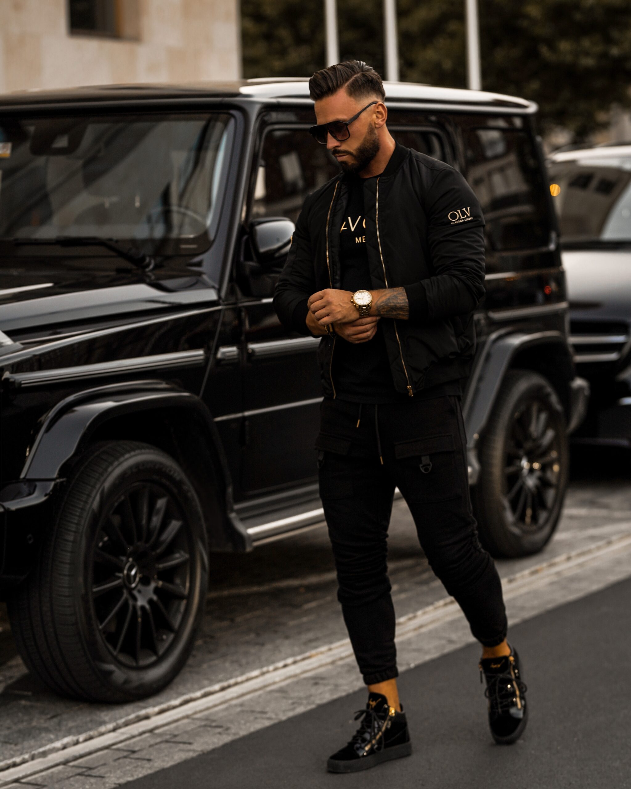 Kurtka bomberka męska Ola Voga OLV Jacket Man czarna