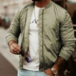 Kurtka bomberka męska Ola Voga OLV Jacket Man khaki