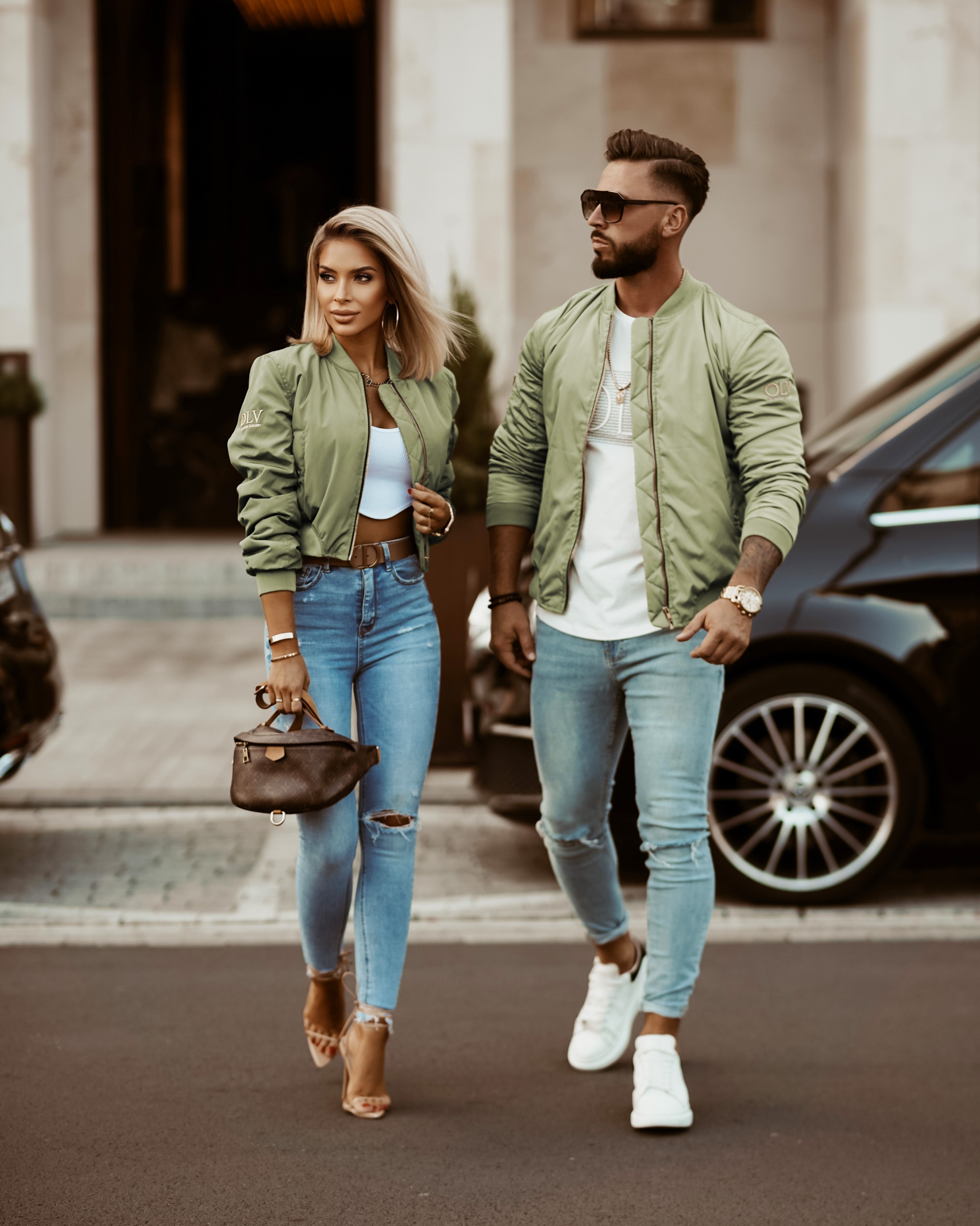 Kurtka bomberka Ola Voga OLV Jacket Woman khaki