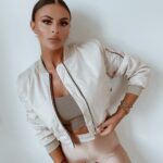 Kurtka bomberka Ola Voga OLV Jacket Woman beż