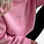 Bluza z wycięciem Heart on Back Ola Voga pudrowa