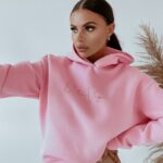 Bluza z wycięciem Heart on Back Ola Voga pudrowa