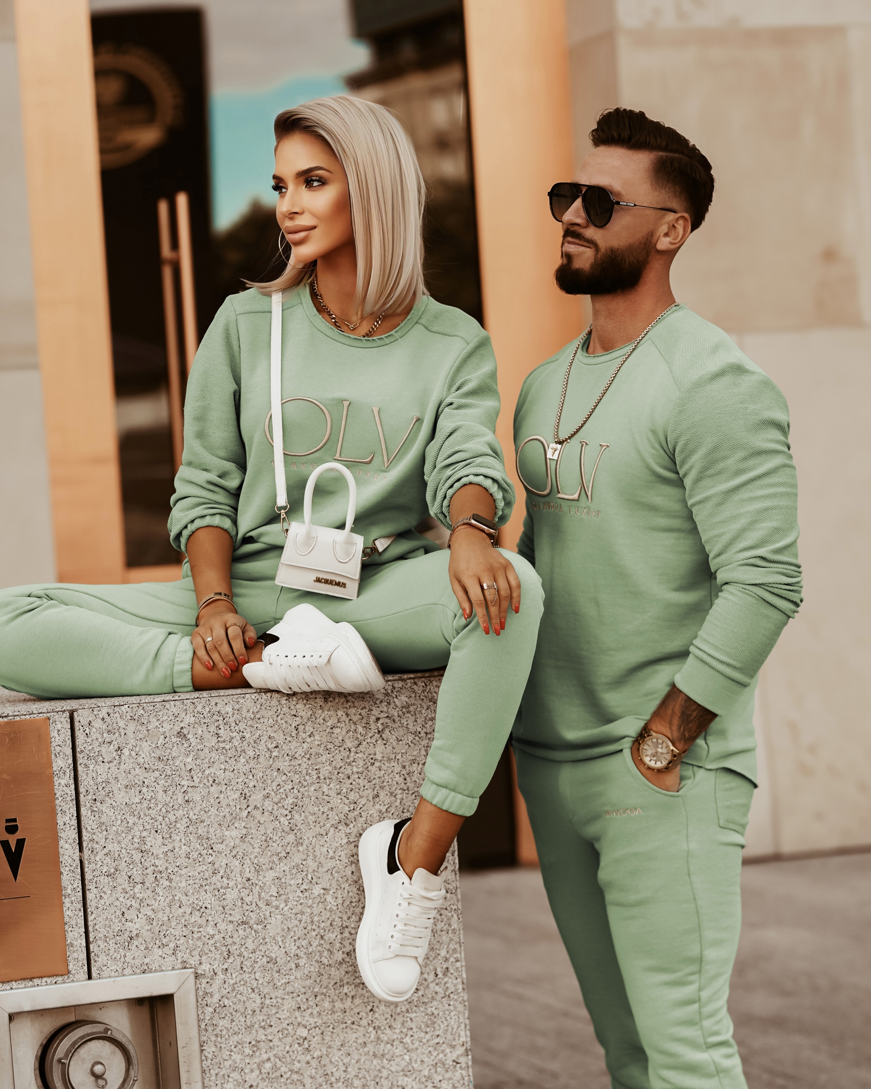 Komplet męski Ola Voga Luxury Set Man zielony