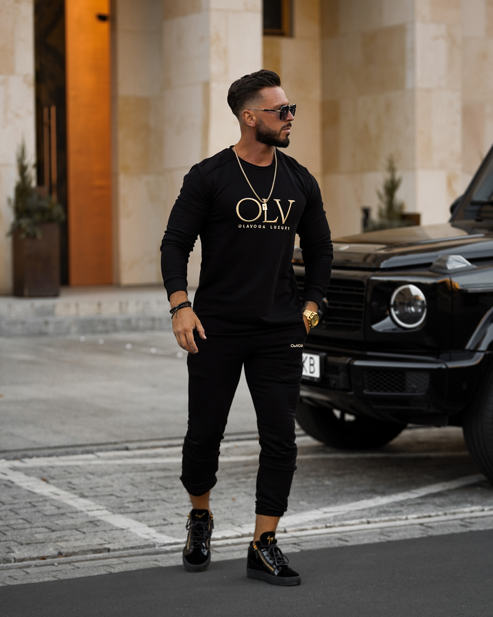 Komplet męski Ola Voga Luxury Set Man czarny