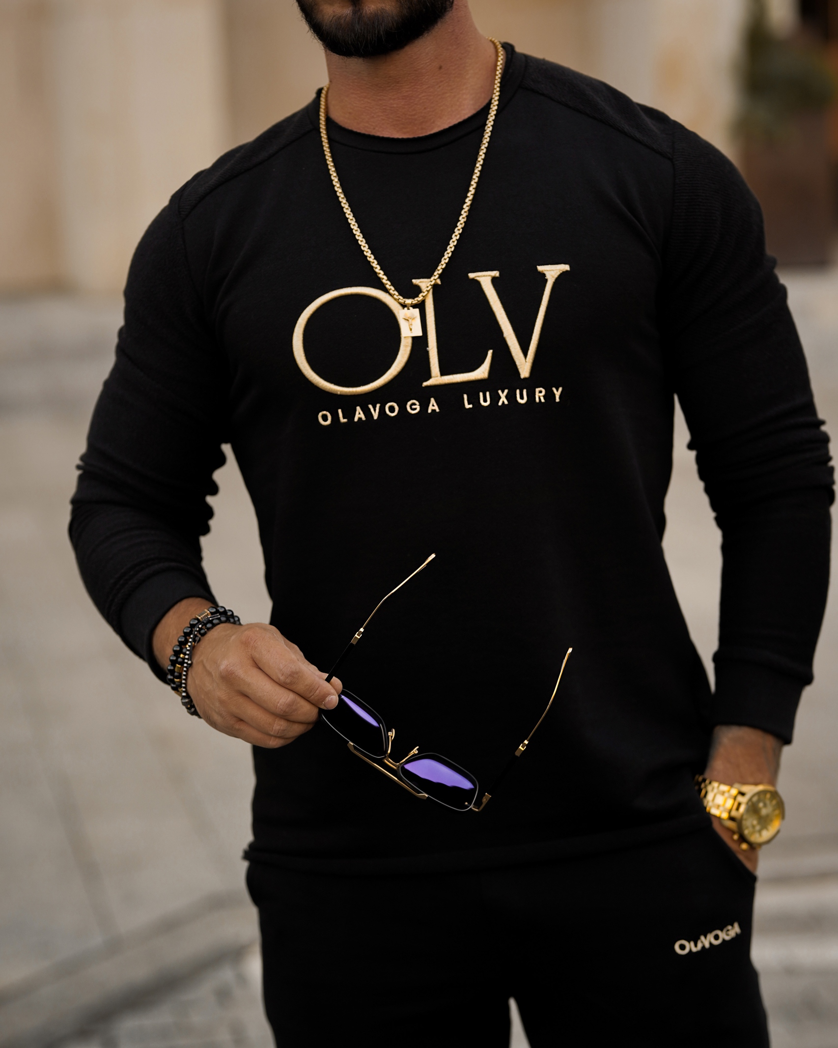 Komplet męski Ola Voga Luxury Set Man czarny Komplet męski Ola Voga Luxury Set Man czarny