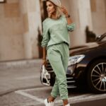 Komplet dresowy Luxury Set Woman Ola Voga zielony