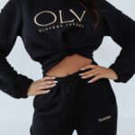 Komplet dresowy Luxury Set Woman Ola Voga czarny