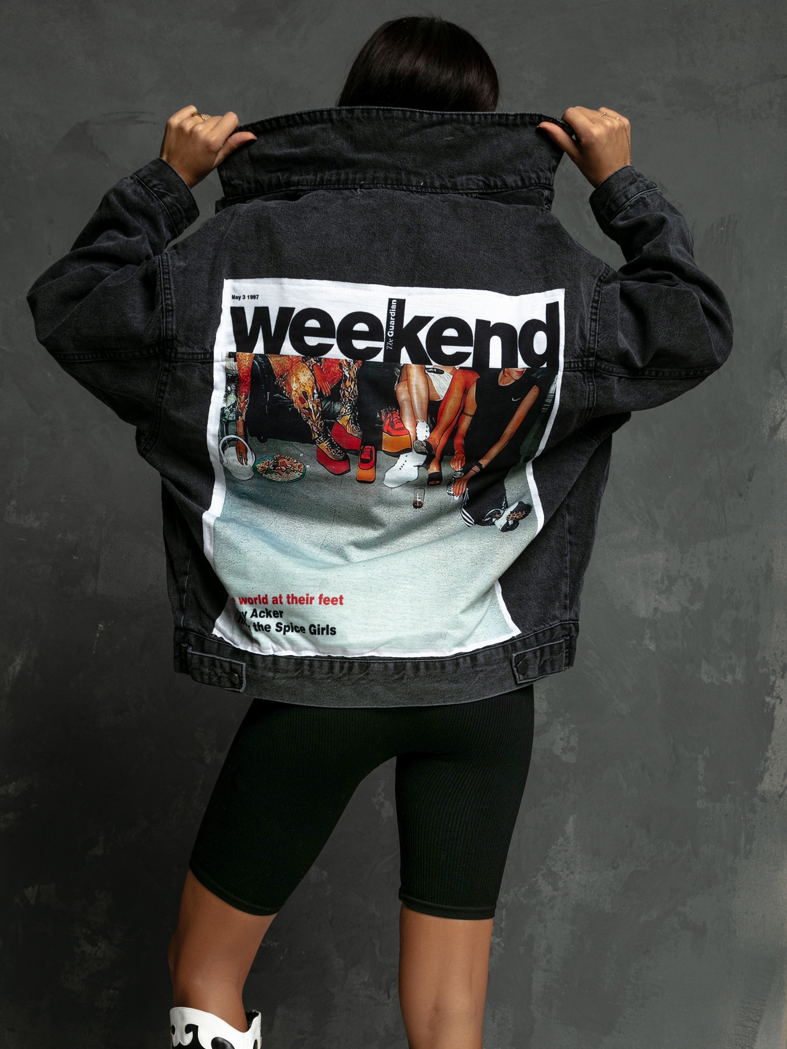 Katana jeansowa SpiceGirls czarna