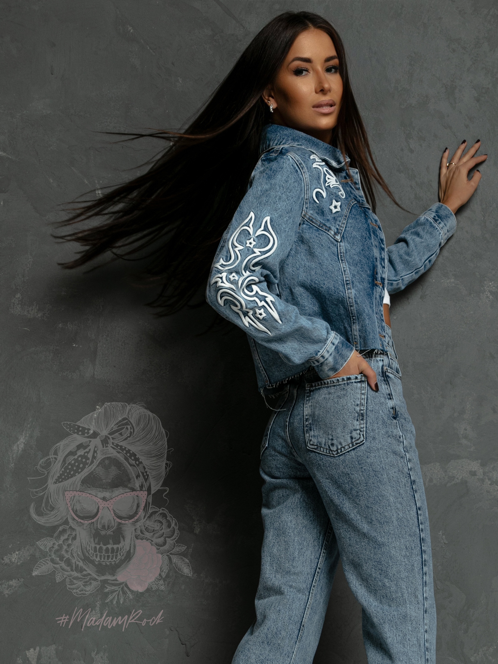 Kurtka jeansowa Country niebieska