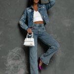 Kurtka jeansowa Country niebieska