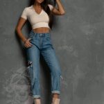 Spodnie jeansowe Underground niebieskie