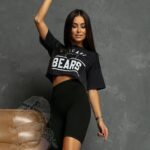 T-shirt krótki Chicago Bears czarny
