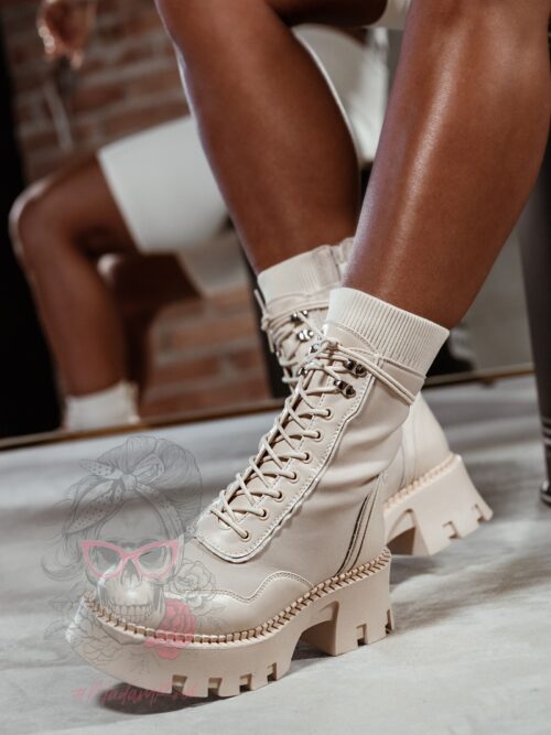 Workery skarpety Rock Corey beżowe