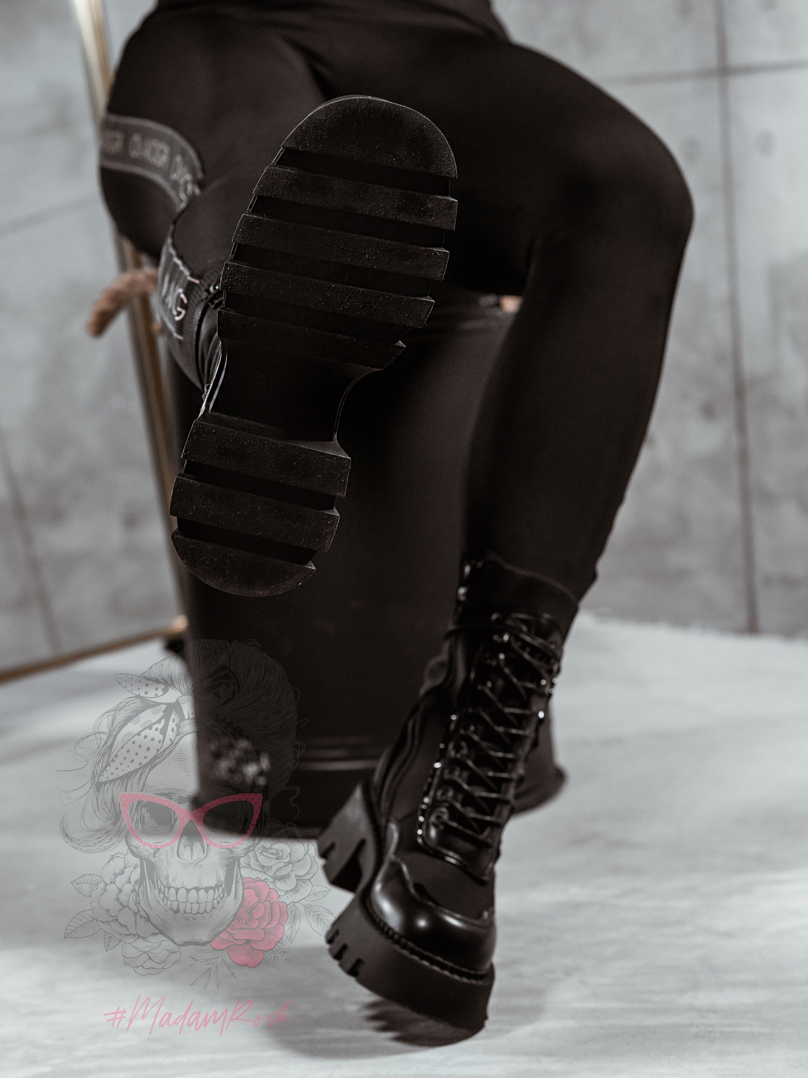 Workery skarpety Rock Corey czarne