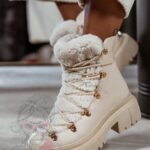 Botki śniegowce Olodo Rock beżowe