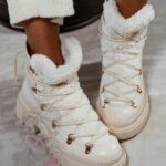 Botki śniegowce Olodo Rock beżowe