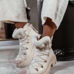 Botki śniegowce Olodo Rock beżowe