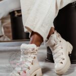 Botki śniegowce Olodo Rock beżowe