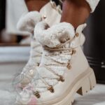 Botki śniegowce Olodo Rock beżowe