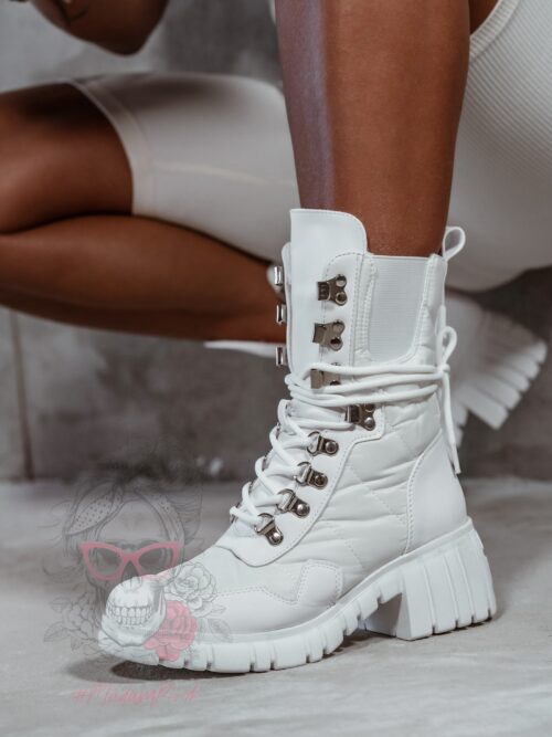 Trapery Rock Cocoon białe