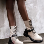 Workery z klamerką Sego Rock beżowe