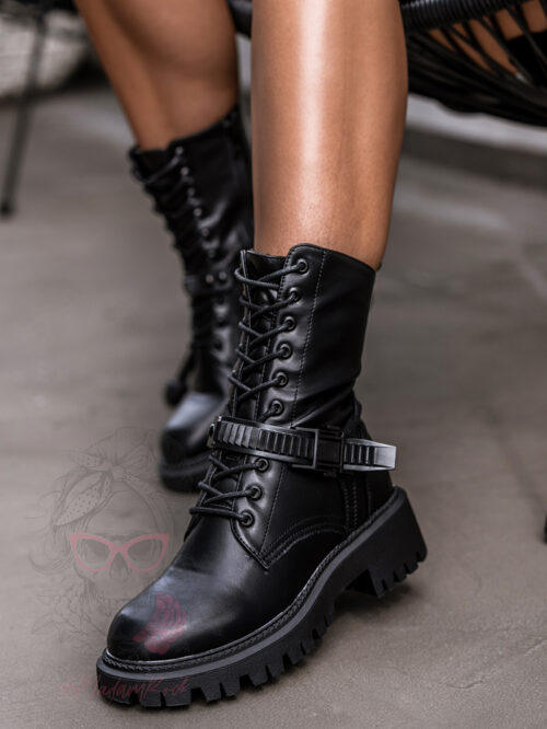 Workery z klamerką Sego Rock czarne