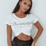 T-shirt klasyczny Ola Voga Classic Look biały