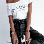 T-shirt klasyczny Ola Voga Classic Look biały