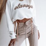 Bluza bawełniana Ola Voga Warm Softness ecru