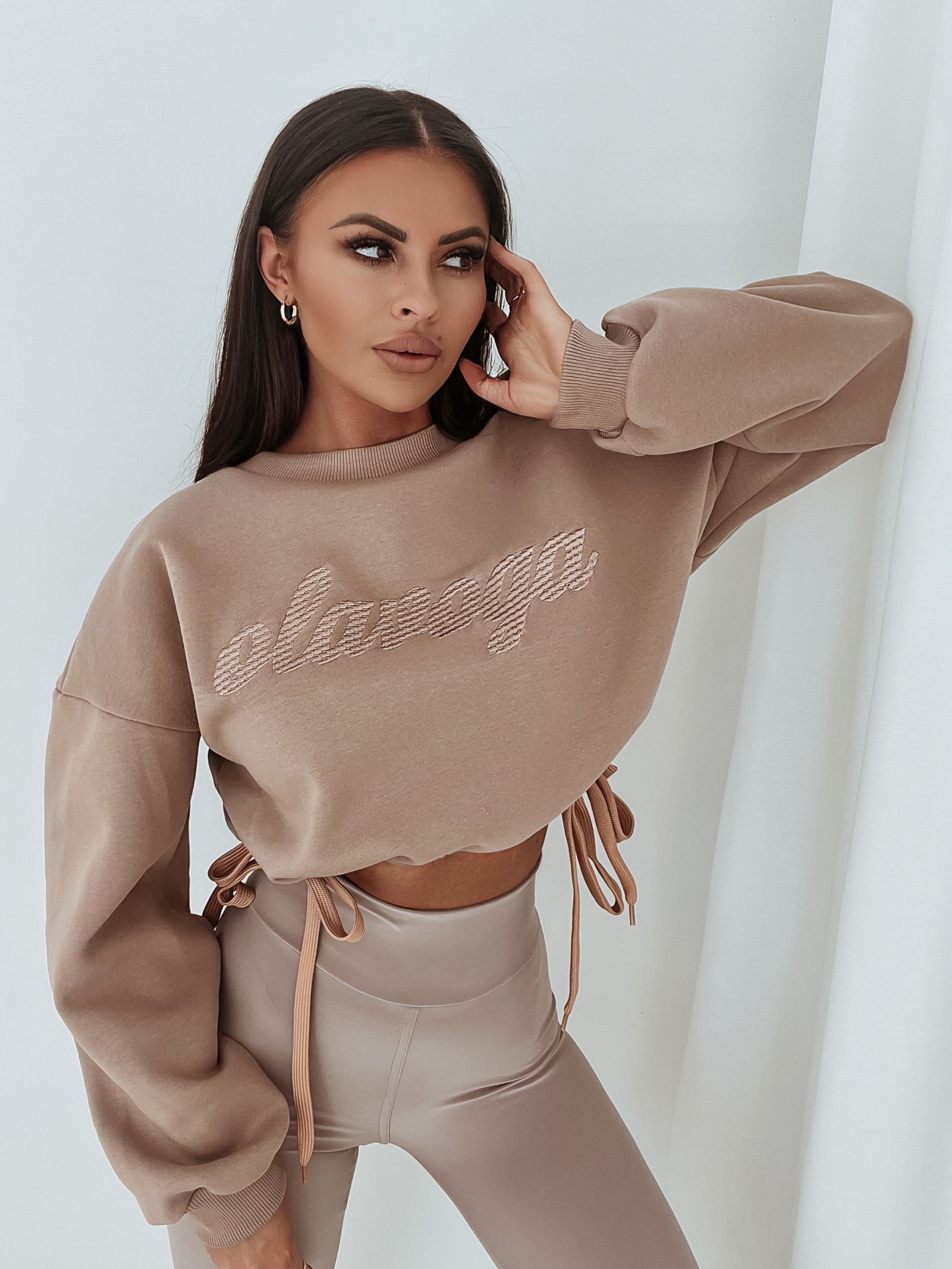 Bluza bawełniana Ola Voga Warm Softness c.beżowa