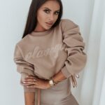 Bluza bawełniana Ola Voga Warm Softness c.beżowa