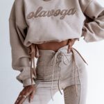 Bluza bawełniana Ola Voga Warm Softness j.beżowa