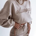 Bluza bawełniana Ola Voga Warm Softness j.beżowa