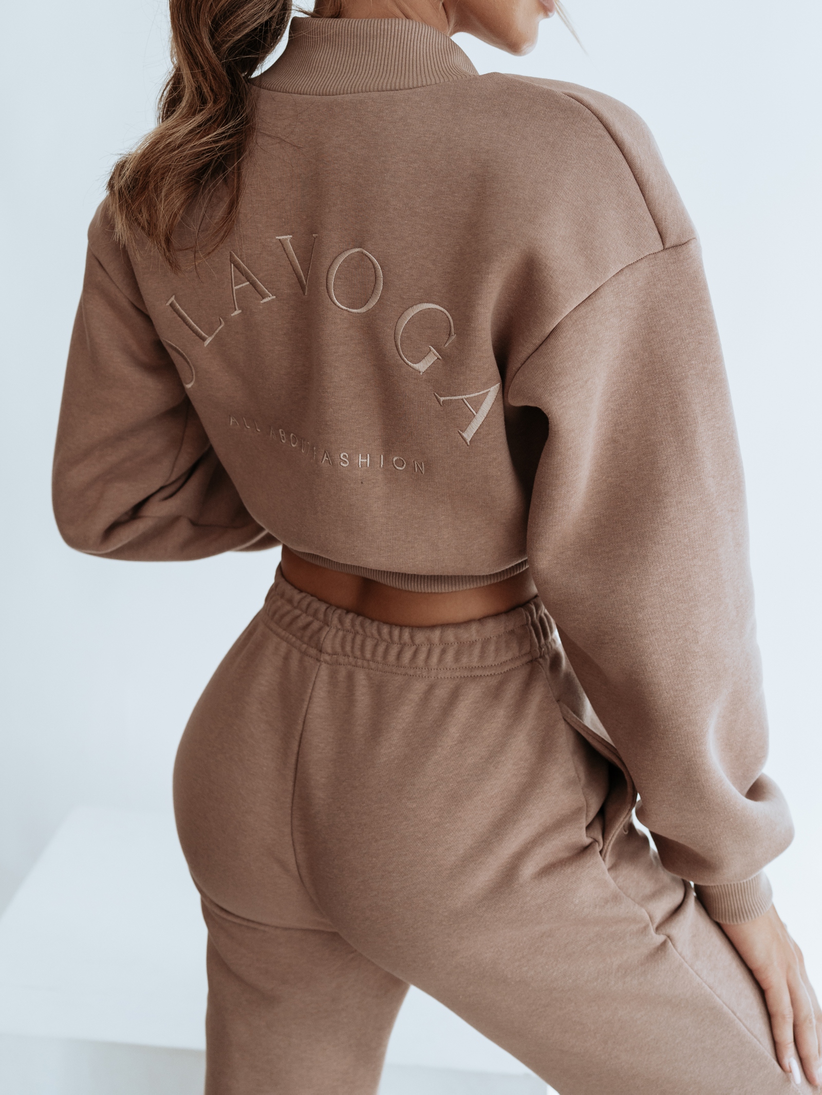 Kurtka bomberka damska Olavoga School c.beżowa