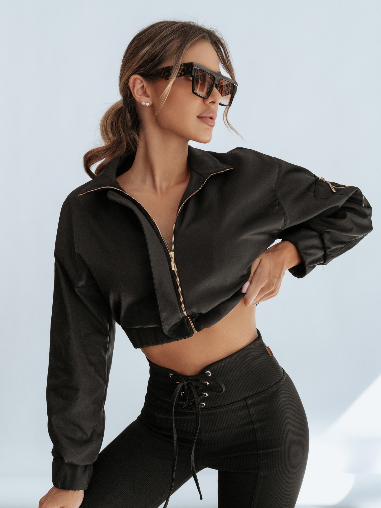 Kurtka bomberka Ola Voga Unique Colors czarna