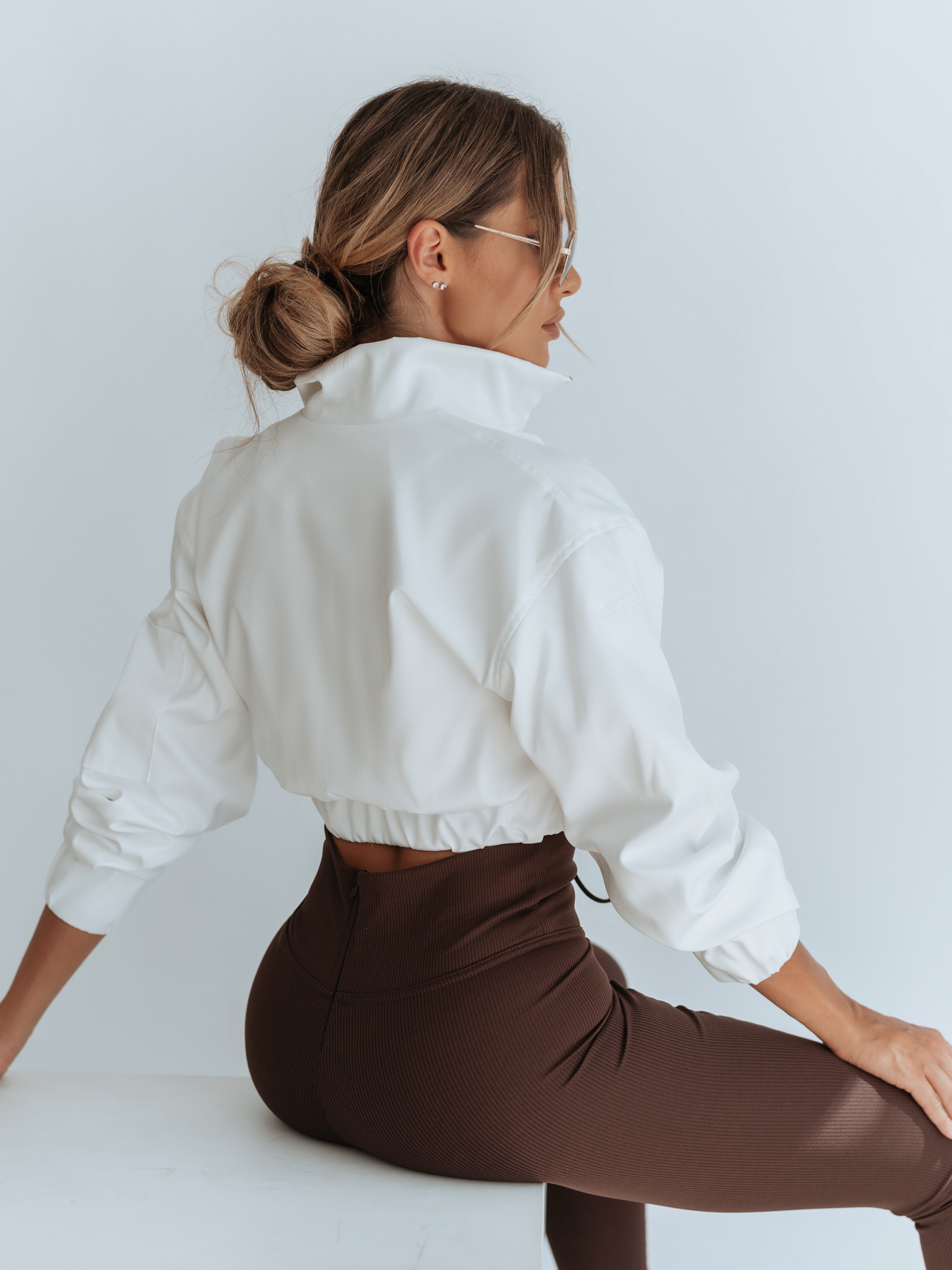 Kurtka bomberka Ola Voga Unique Colors ecru