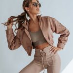 Kurtka bomberka Ola Voga Unique Colors szampan