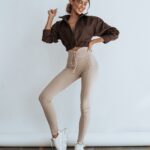 Kurtka bomberka Ola Voga Unique Colors c.brązowa