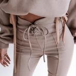 Legginsy z wyższym stanem My Style Ola Voga c.beżowe