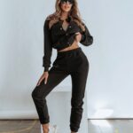 Spodnie bawełniane Ola Voga New Comfort czarne