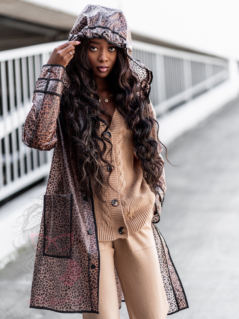 Płaszcz przeciwdeszczowy NoRain panterka